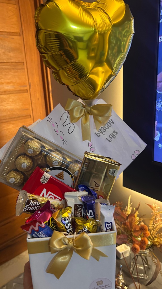 Box de Páscoa com chocolates finos